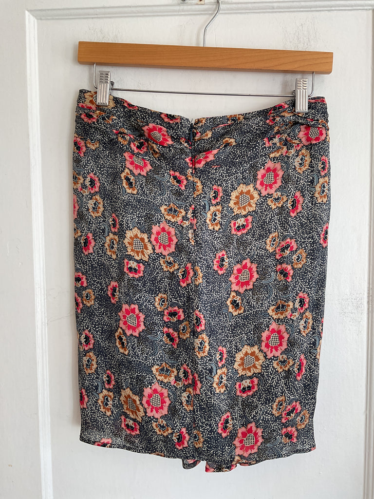 LOOP  -   Isabel Marant Silk Floral Skirt (#87)