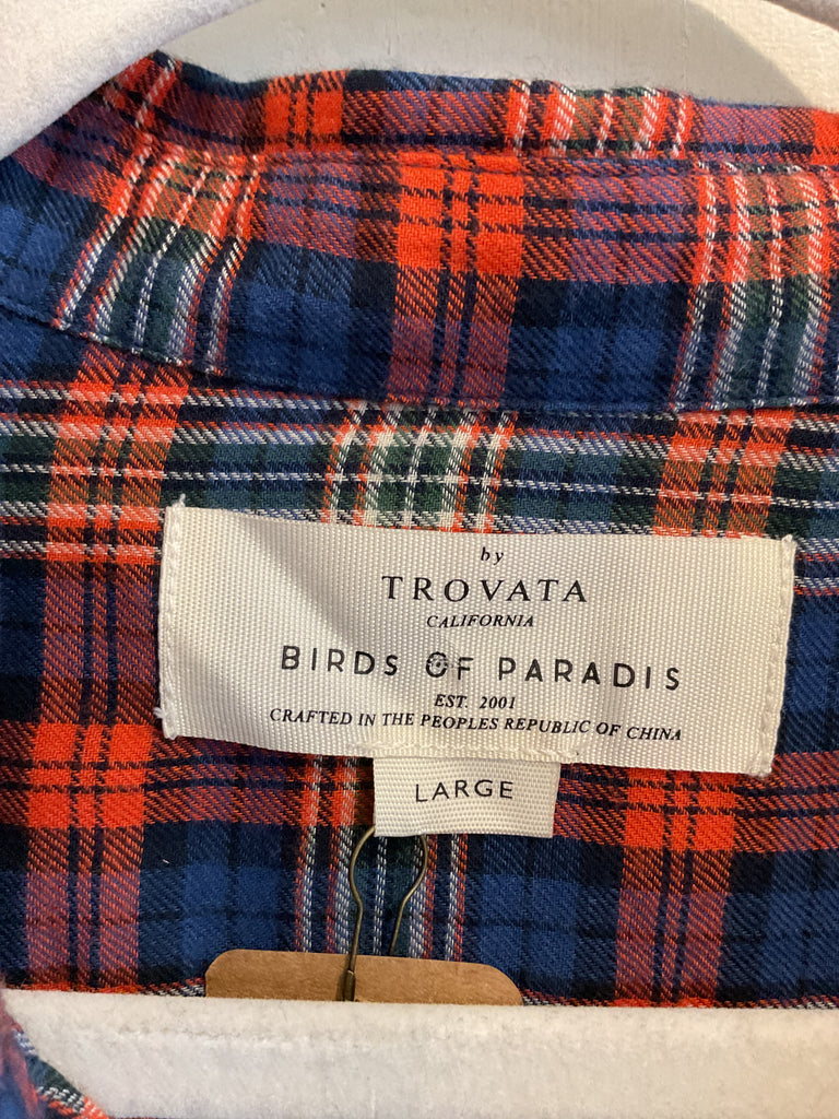 LOOP  -   Trovata Birds of Paradise Plaid Top (#321)