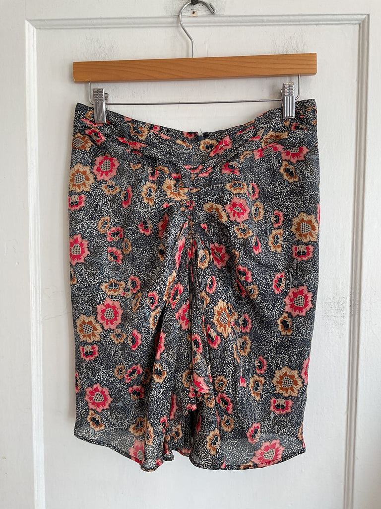 LOOP  -   Isabel Marant Silk Floral Skirt (#87)