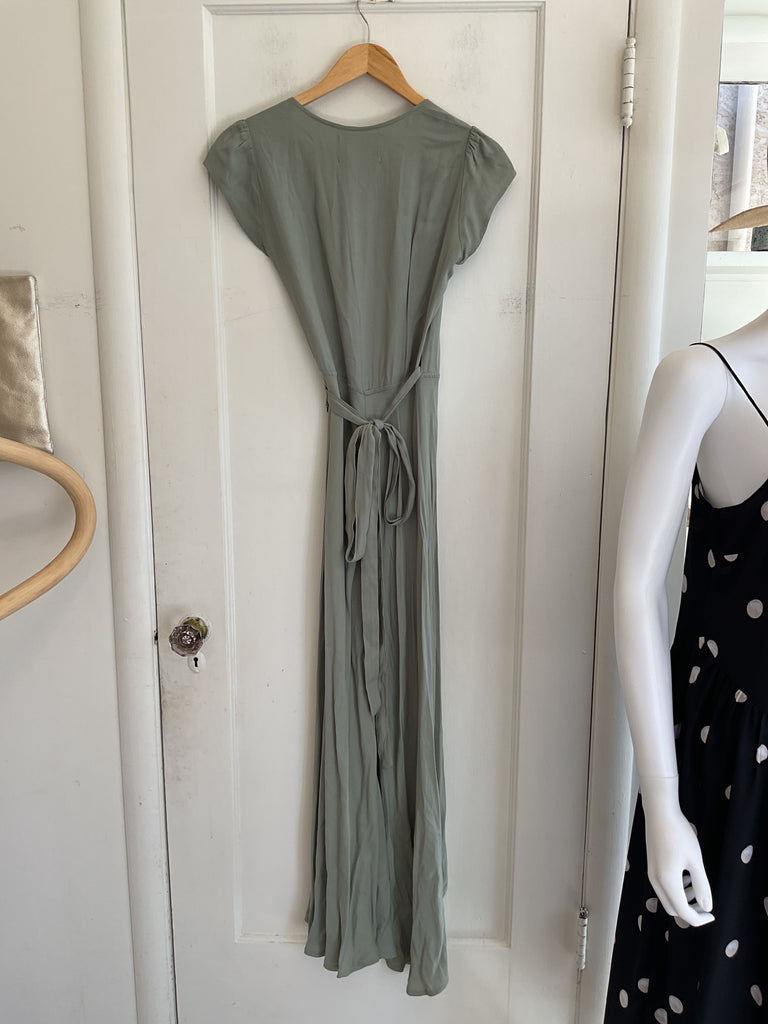 LOOP  -  Reformation Sage Green Dress (#135)