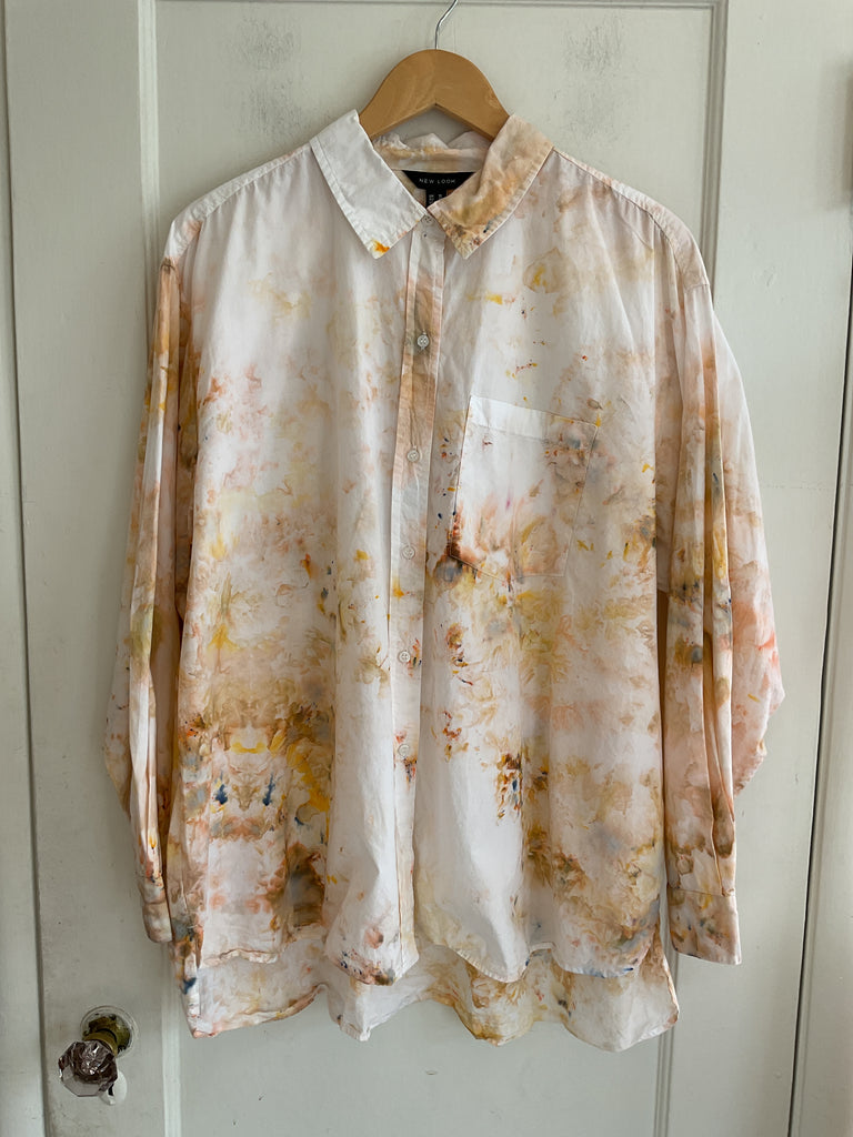 Hipcheck - Ice Dyed Blouse, New Look