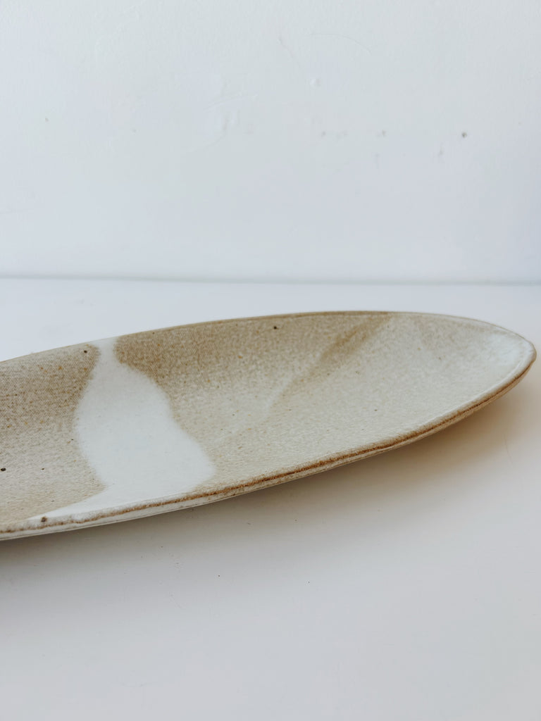 Colleen Hennessey - Canoe Dish, Matte Pale Grey / A