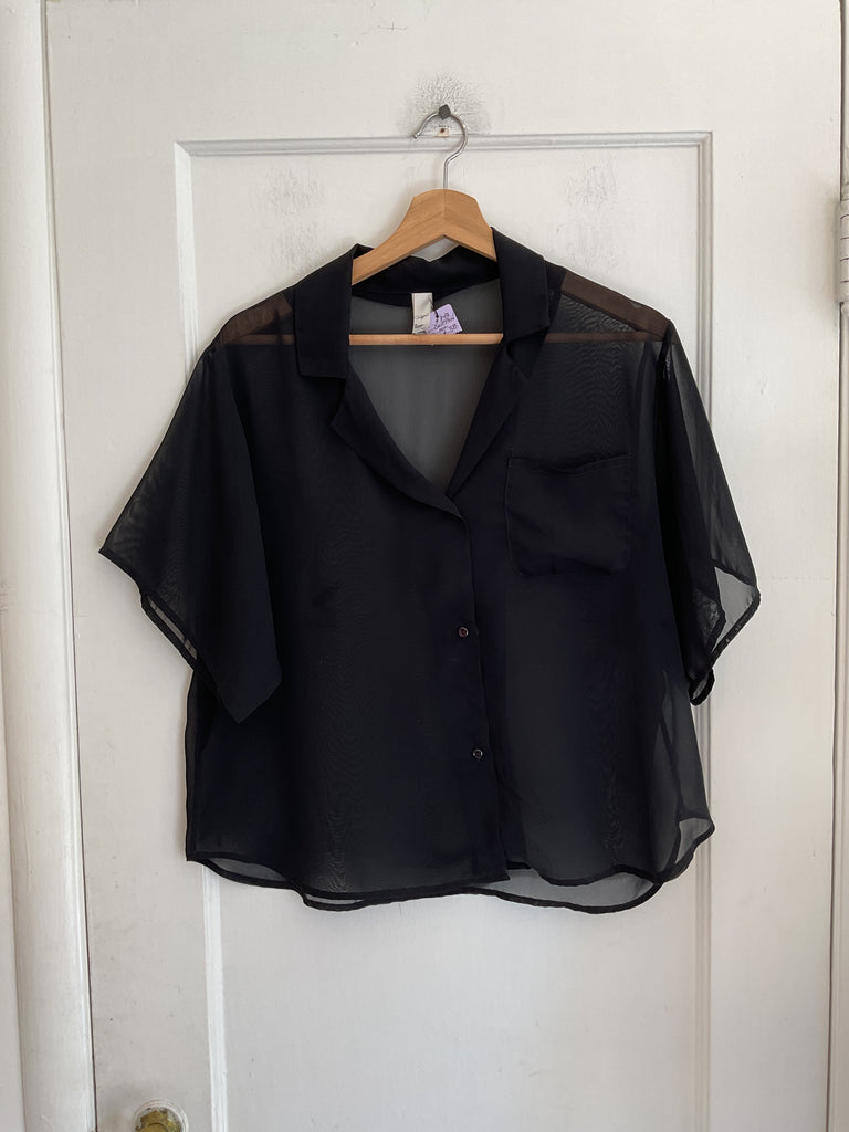 LOOP  - Chiffon / American Apparel Sheer Blouse (#343)