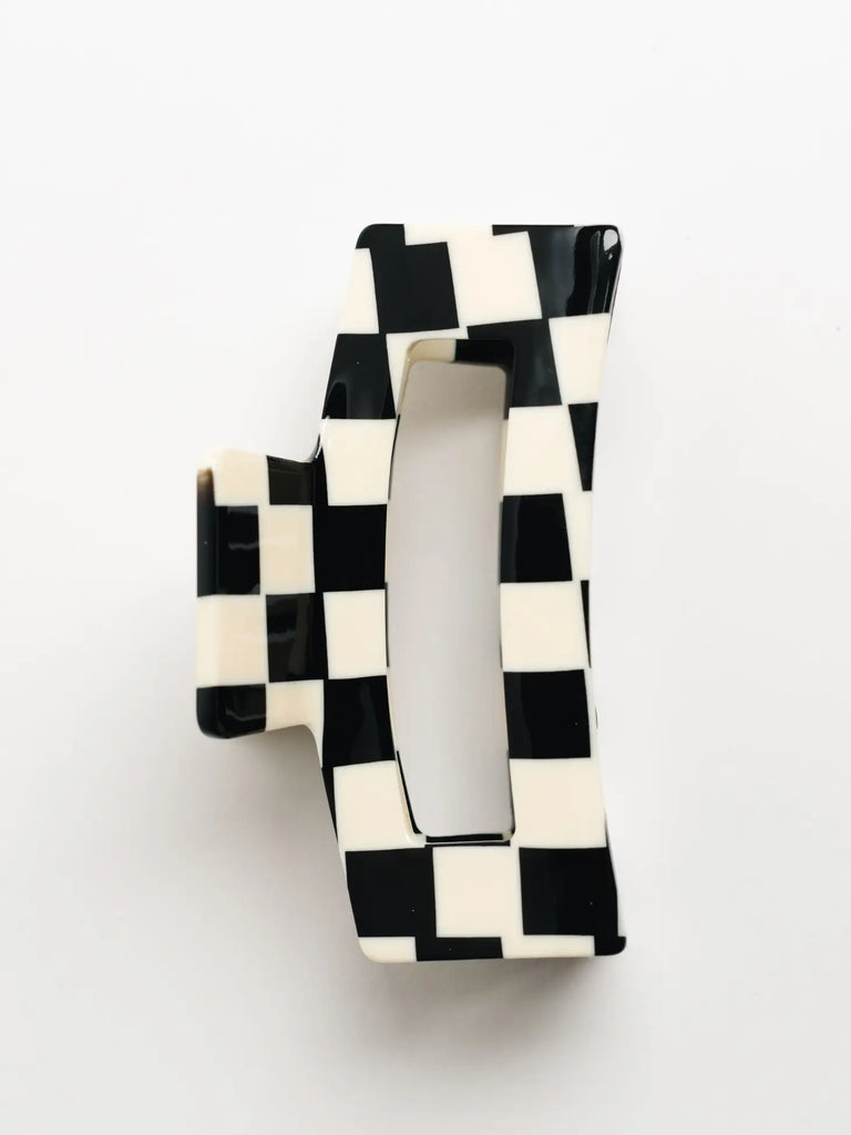 Nat + Noor- Hair Claw in Checkered