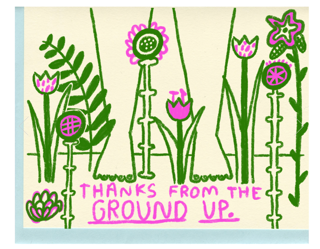 People I’ve Loved- Thanks From The Ground Up Card