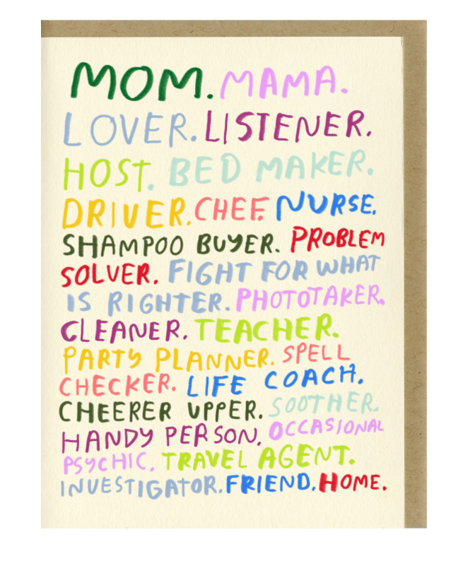 People I’ve Loved- Mom You're All That Card
