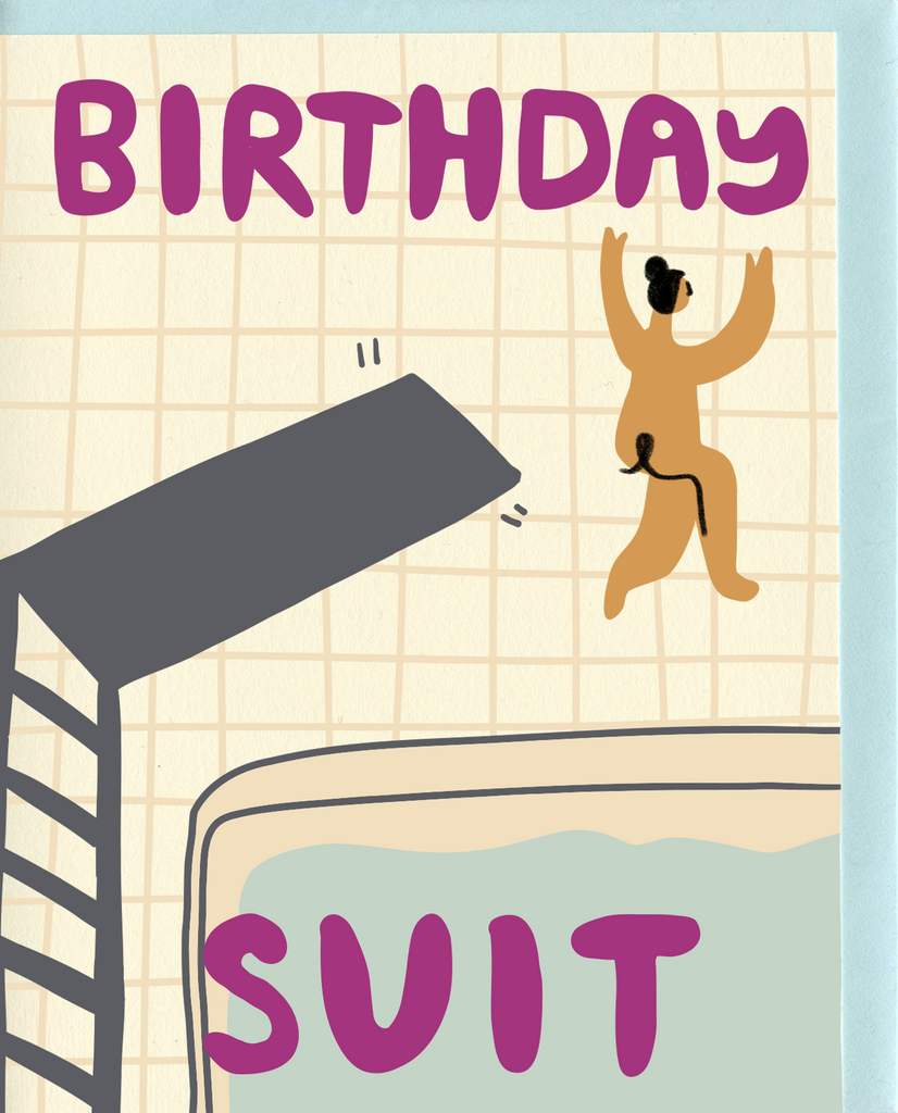 People I've Loved - Birthday Suit Card