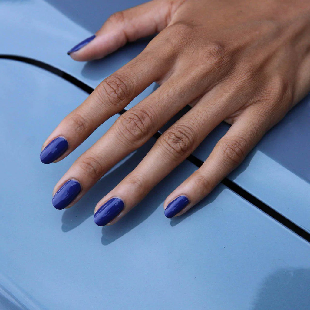 Habit Cosmetics- Non-Toxic Vegan Nail Polish, Blue Velvet
